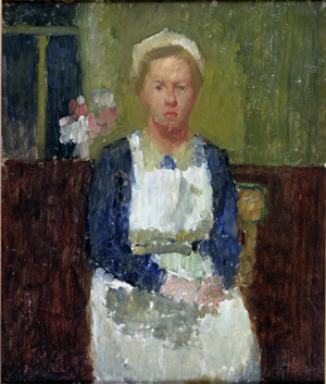 Seated Figure, 1927-28 (oil on canvas)