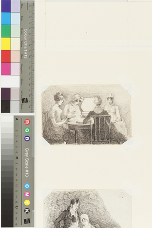 A Quiet Moment (pen and ink on paper)