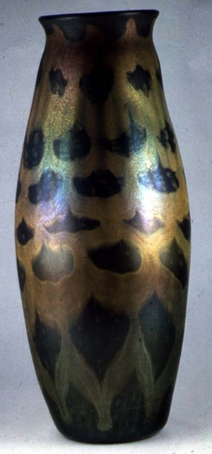 Tiffany iridescent vase