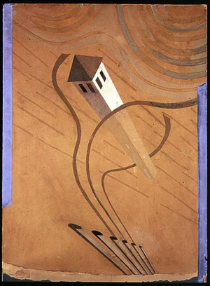 Aerosteepleaxis, c.1934 (w/c on paper)