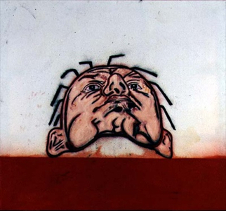 Head Horizon, 1996 (acrylic on canvas)