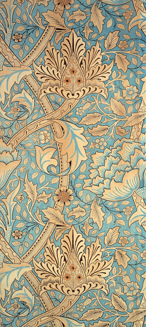 Windrush (furnishing fabric) c.1900 (colour woodblock print on cotton)