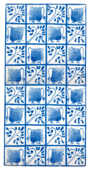 Swan tile, c.1880 (earthenware)