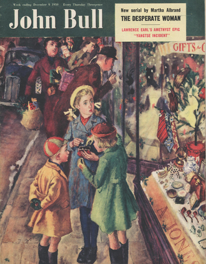Front cover of 'John Bull', December 1950 (colour litho)