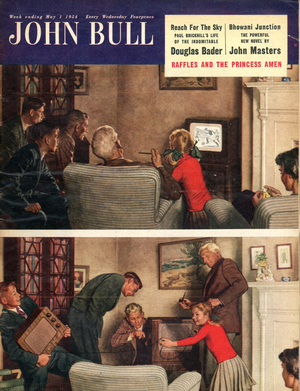 Front cover of 'John Bull', May 1954 (colour litho)