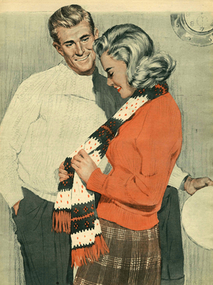 Illustration from 'John Bull', 1959 (colour litho)