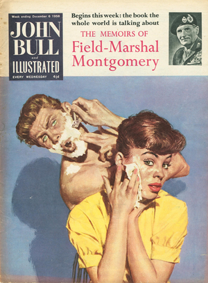 Front Cover of 'John Bull', December 1958 (colour litho)
