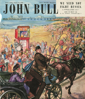 Front cover of 'John Bull', August 1948 (colour litho)
