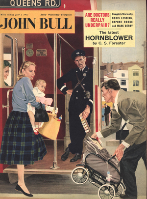 Front cover of 'John Bull', June 1957 (colour litho)