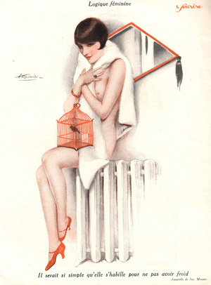Front cover of 'Le Sourire' (colour litho)