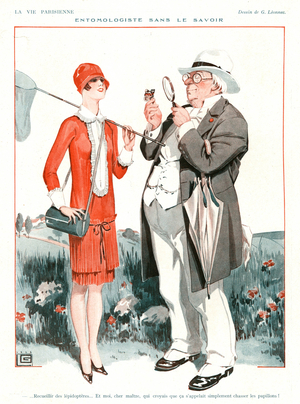Entomologiste sans le Savoir, illustration from 'La Vie Parisienne', (print)