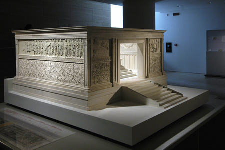 23/09/2006 Musee de l'Ara Pacis Augustae (autel de la paix d'Auguste) a Rome. Photo Frassineti ©AGF/Leemage