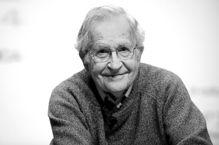 Portrait de Noam Chomsky, philosophe et linguiste americain Janvier 2014 - Photo Frassinetti ©AGF/Leemage