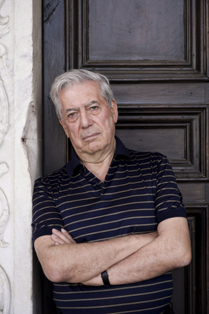 Portrait de l'ecrivain MARIO VARGAS LLOSA a Spoleto en juillet 2009.
