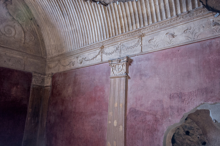 View of Pompei, Italy (photo)