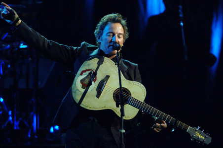 10/10/06 Rome PALALOTTOMATICA, CONCERT De BRUCE SPRINGSTEEN avec THE SEEGER SESSIONS BAND. 
©AGF/Leemage
