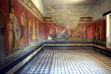 03/20/2015 Pompei: Inauguration of the Villa of the Mysteries after the restoration