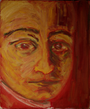 Mozart, from 'Mozart the Symphonist', 2006 (oil on canvas)