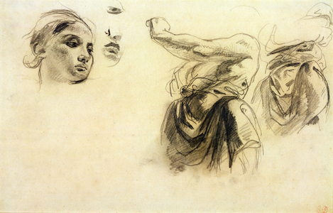 Figure studies (graphite on paper)