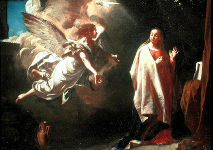 The Annunciation (oil on canvas)