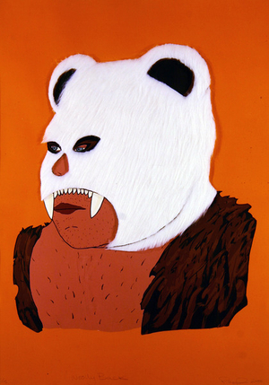 Woollyback (screenprint)