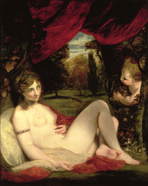 Venus and Cupid, c.1785 (oil on canvas)