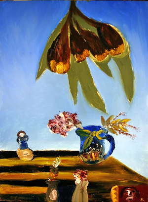 Table Top, 1977 (oil on board)