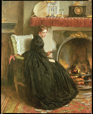 Lost in Thought, 1864 (oil in canvas)