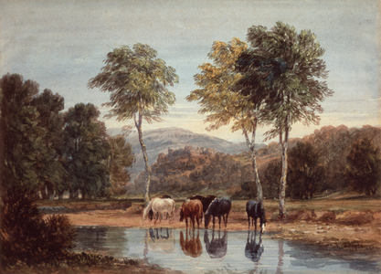 Goodrich Castle (w/c on paper)