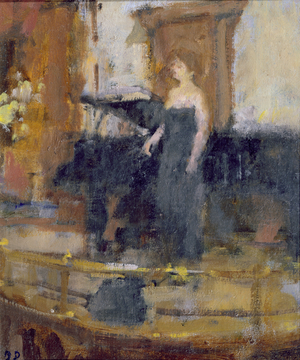Alice Coote at the Wigmore Hall (oil on canvas)