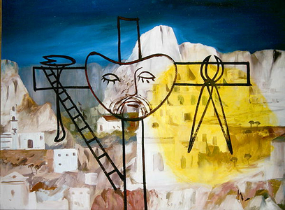 The Crucifixion (ripolin on board)