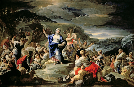 The Song of Miriam (oil on canvas)