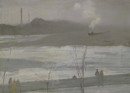 Chelsea on Ice (oil on canvas)