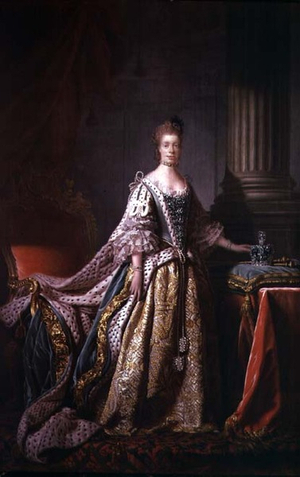 Queen Charlotte, 1762-66 (oil on canvas)