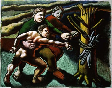 The Oath of Horatius (pastel)