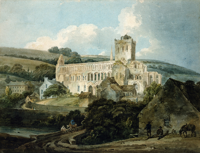 Jedburgh Abbey from the South-East (w/c on paper)