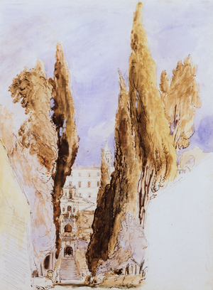 Tivoli, Villa d'Este (w/c on paper)