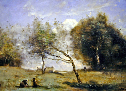 The Surroundings of the Little Farm (oil on canvas)