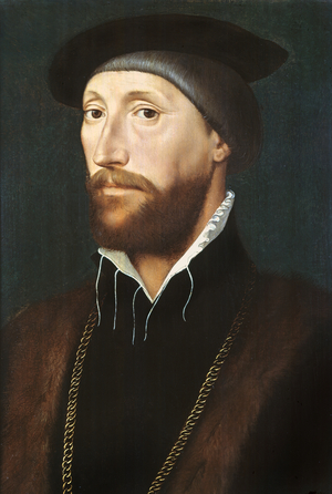 Sir Thomas Lestrange (oil on panel)