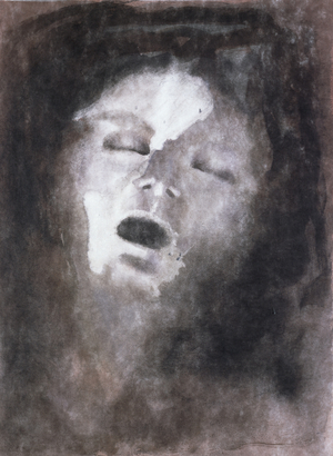 Sleeping, c.1900 (colour litho)