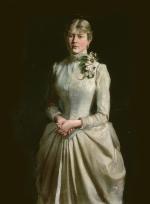 Portrait of the Artist's Wife, Mary, 1884 (oil on canvas)