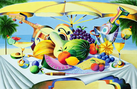 Tropical Still Life, 1997 (oil on canvas)