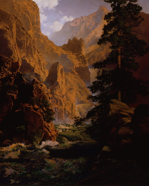 The Spirit of Transportation, 1920 (oil on board)