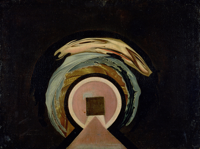 Anamorphosis (oil on panel)