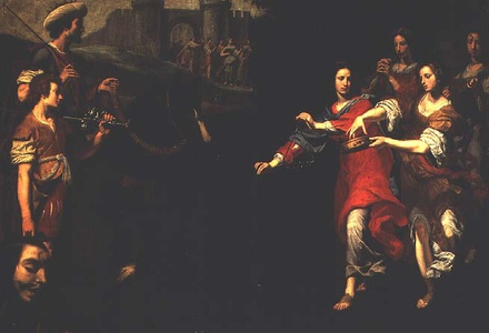 The Triumph of David (oil on canvas)