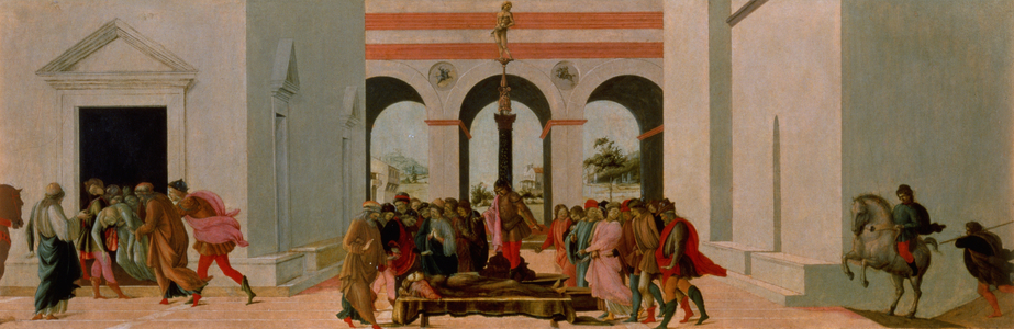 The Death of Lucretia, 15th century (tempera on panel)