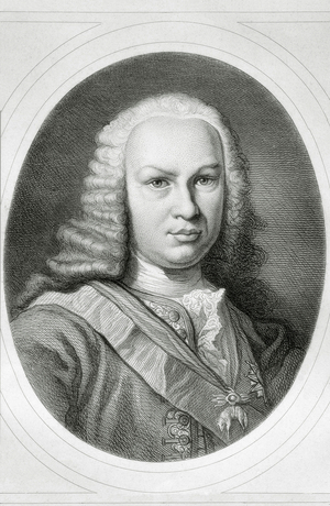 Portrait of Ferdinand VI, engraving, 18th century