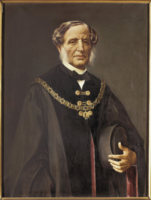 Portrait of Spanish politician Manuel Seijas Lozano (1800-1868), 19th century (oil on canvas)