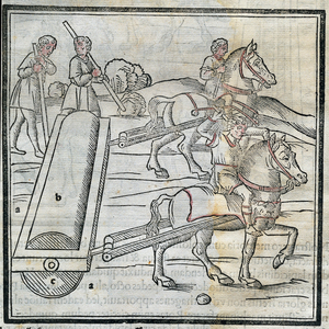 Plate taken from book 10 of "De architectura", by Marcus Vitrubius Pollio, known as Vitruvius (1st century BC), 1511 (engraving)