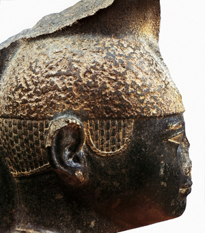 Nubian king Taharka (black granite)